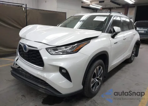 2020 Toyota Highlander Hybrid Xle из США, поврежденный, VIN 5TDHBRCHXLS002018